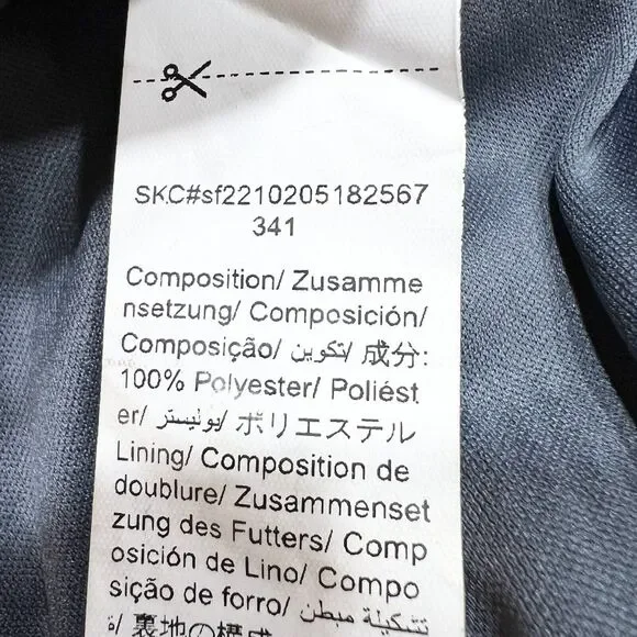 Faeriesty Silver Gray Sequin Formal Gown Bodycon Oversized Ruffle Sleeves Sz 3XL - Picture 8 of 12